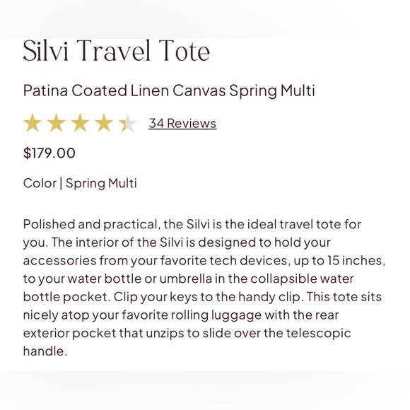 Patricia Nash Silvi Travel Tote Patina Coated Canvas Spring Multi print - Picture 16 of 16